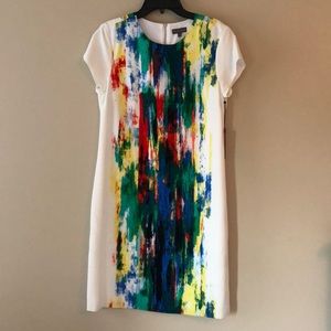 Vince Camuto Paint Splatter Dress NWT